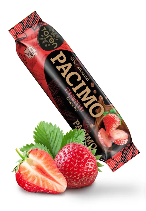 Pacimo Strawberry Nougat Bar