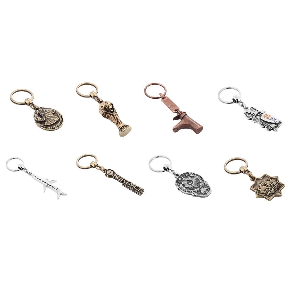 Özen Custom Antique-Finish Keyring 5249