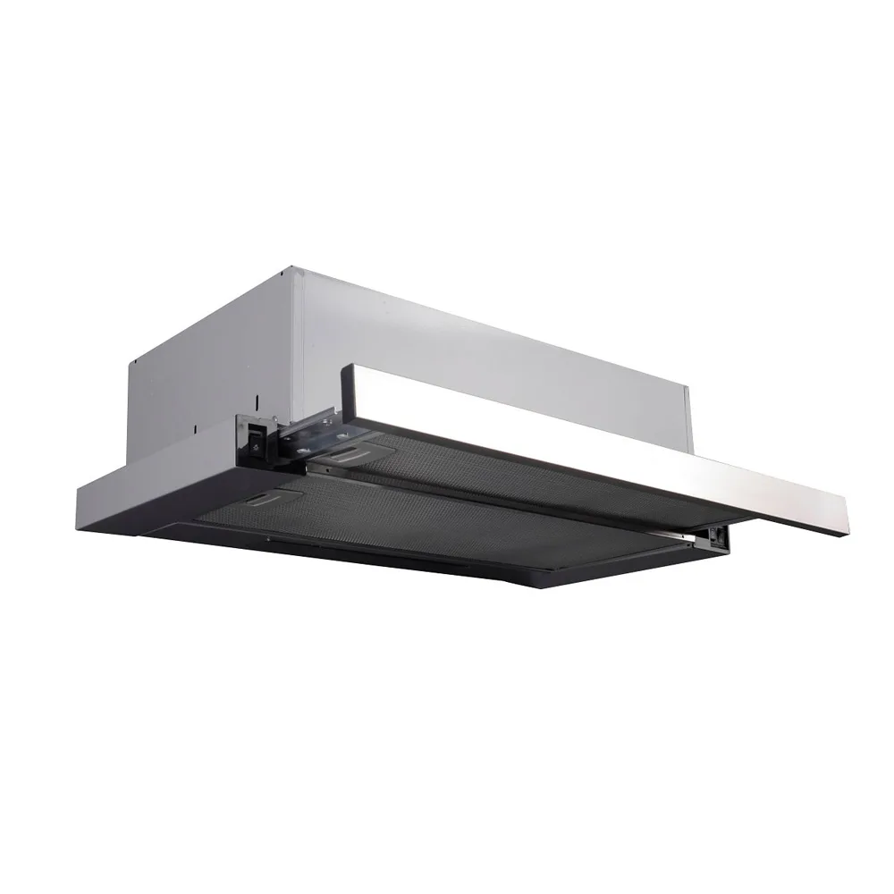 Inox slide-out extractor hood