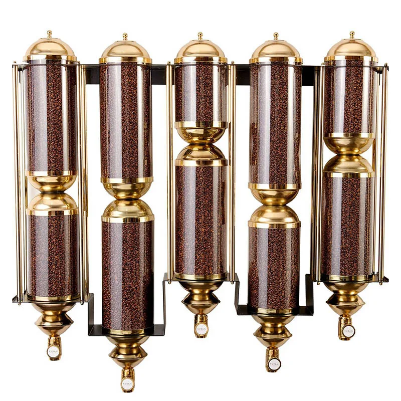 PSS500 wall-mounted cylindrical coffee silo