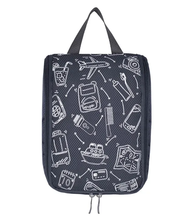 Gray Cosmetic Bag 19-1002