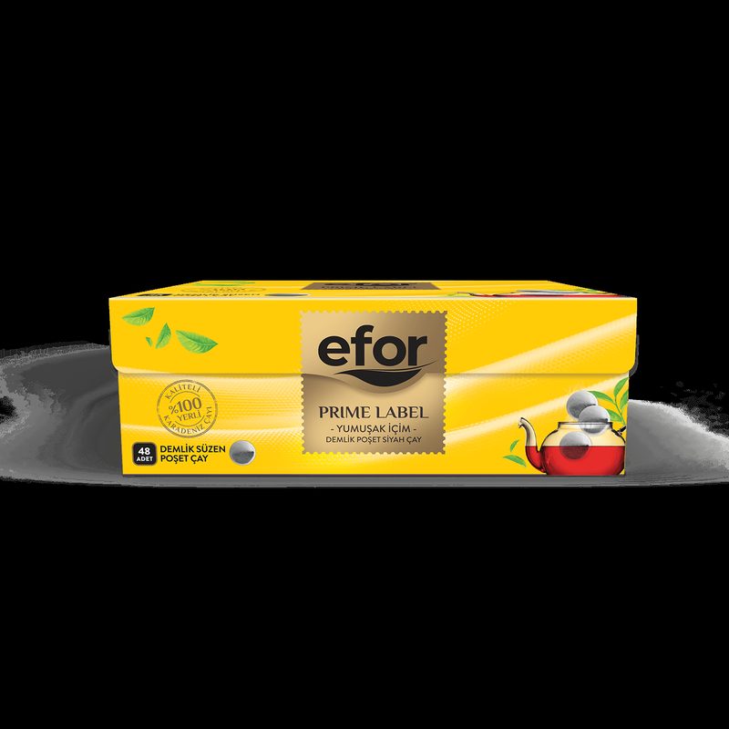Efor Prime Label شاي أكياس للإبريق (48 كيسًا)