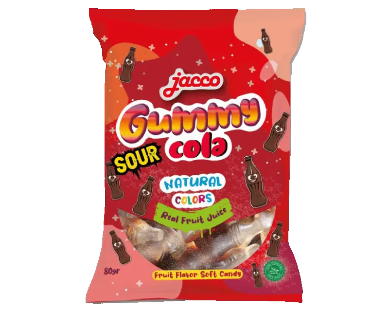 Jacco Jelly Gummy Cola Bottles SOUR taste