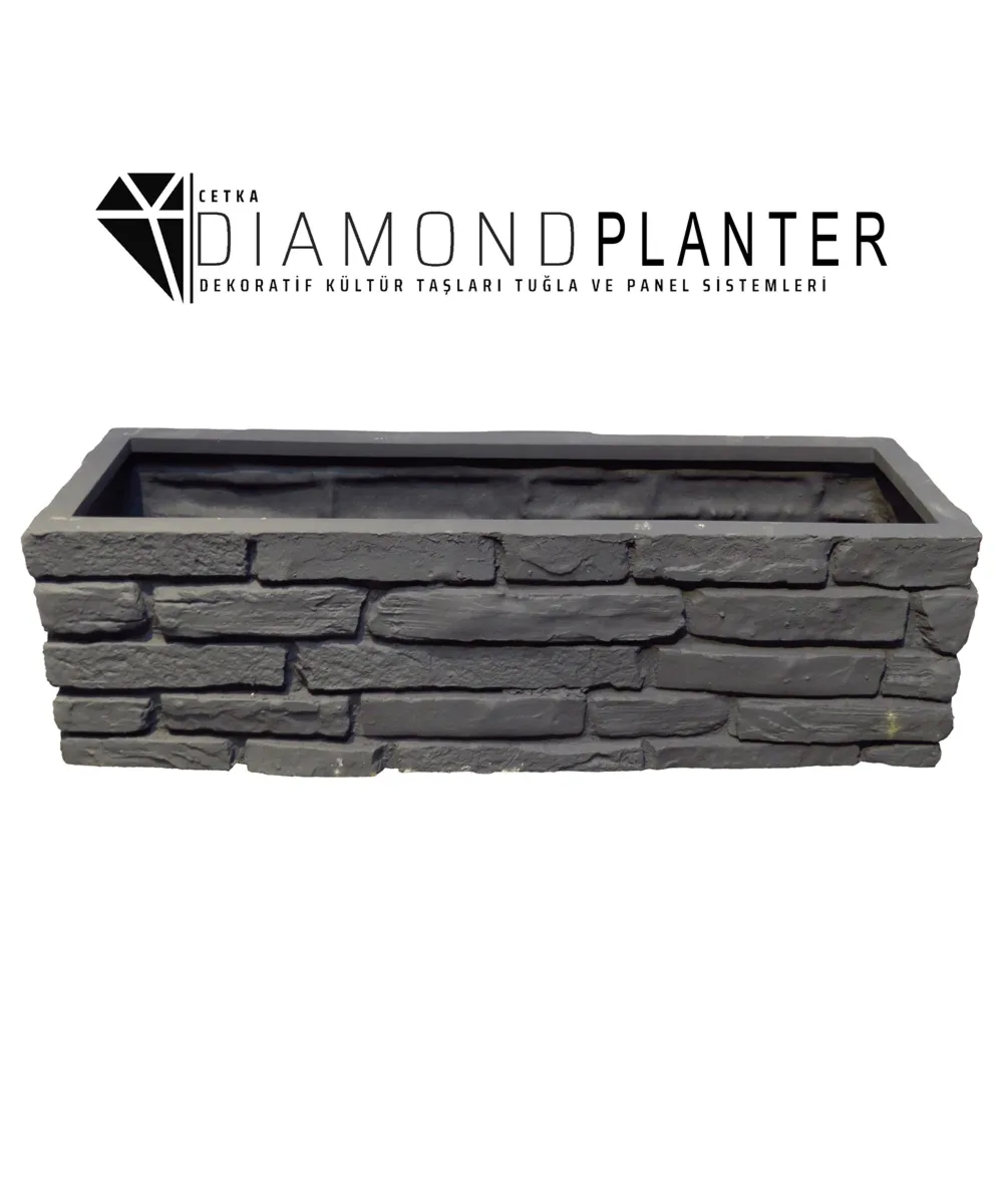 Decorative fiberglass planter no. 7