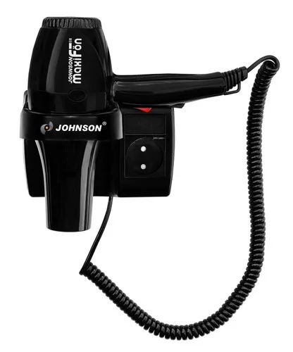 Johnson MaxiFön hotel-type hair dryer with 220 V socket outlet