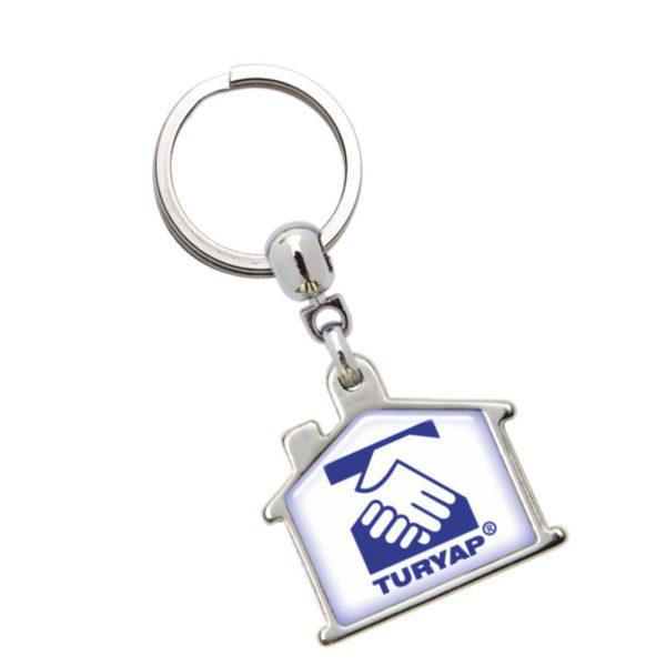 Özen Metal Keyring with Domed Label DM-7414