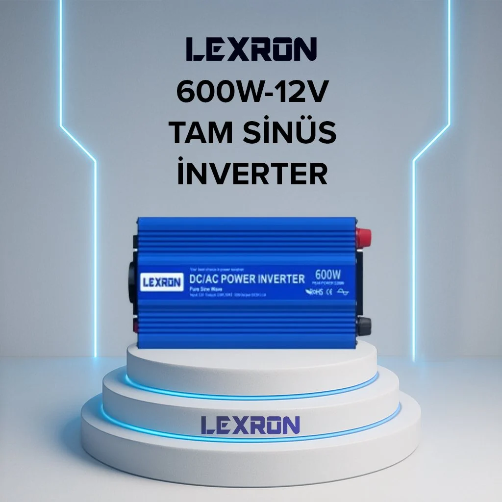 LEXRON 600W 12V Pure Sine Wave Inverter