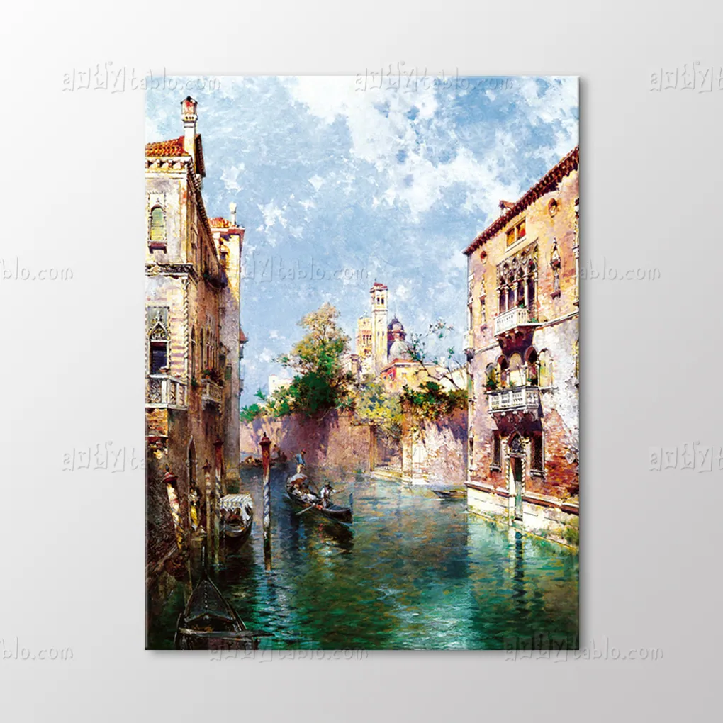 San Bernardo Nehri Venedik Tablo canvas wall art