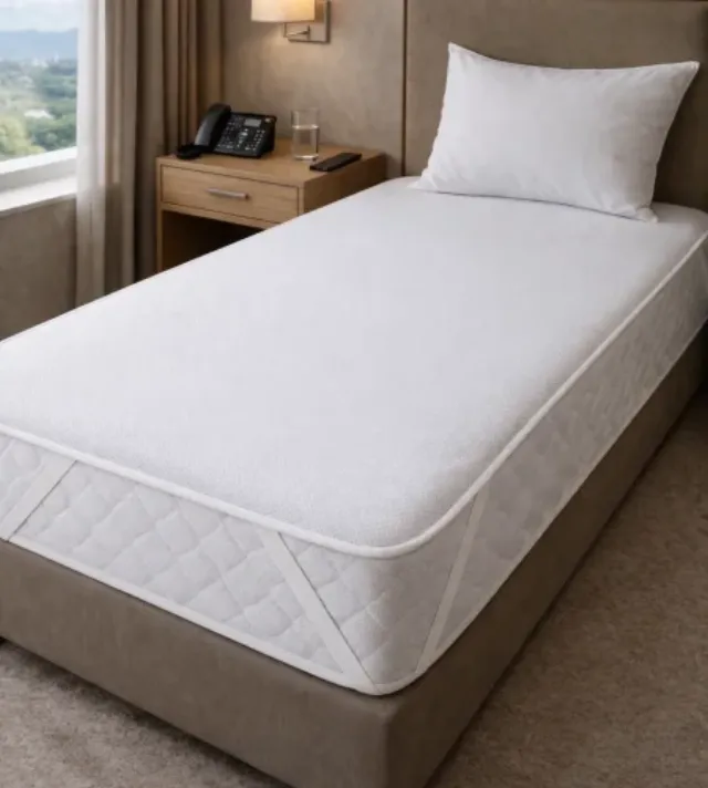 Royaltex Single Polyester Mattress Protector 100x200 | 4 Corner Elastic | Waterproof Bed Cover