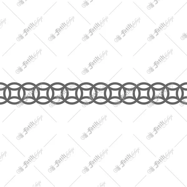 زخرفة حديدية مقطوعة بالليزر KM-03312