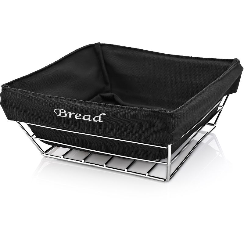 Bread Basket With Square Fabric (BRD-HW180)