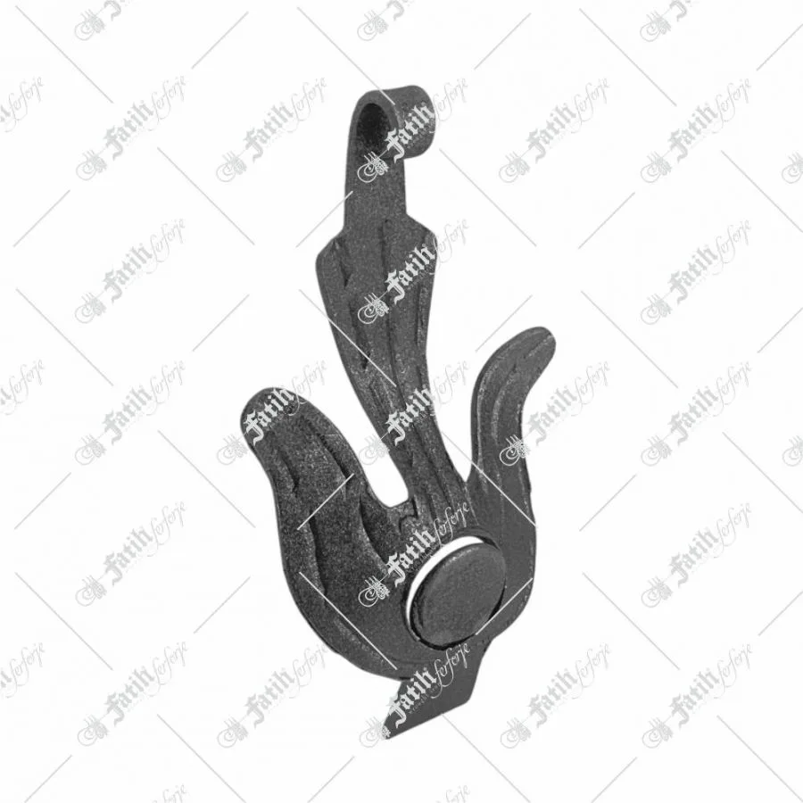 Wrought-iron leaf 19656