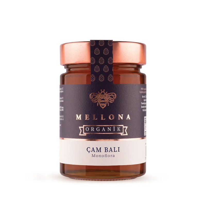 Mellona Organik Organic Strained Pine Honey 250 g